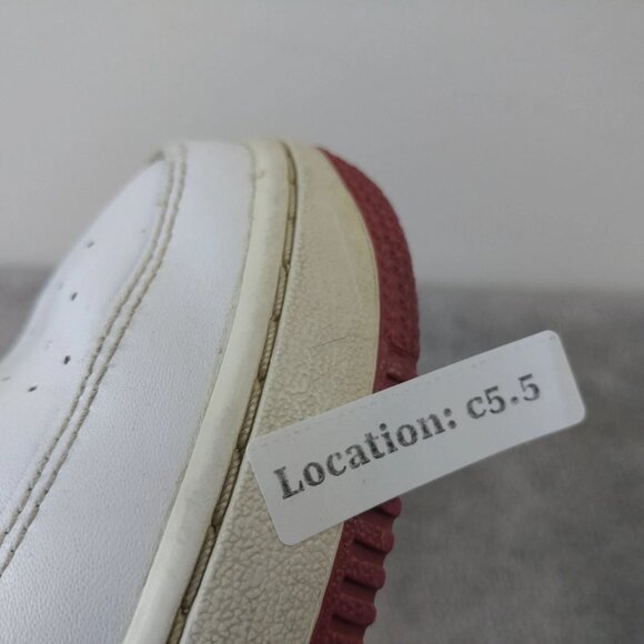Nike Air Force 1 White Light Bordeaux Kids 6Y Shoes Low Top DH9600-101 Girls - Picture 12 of 12
